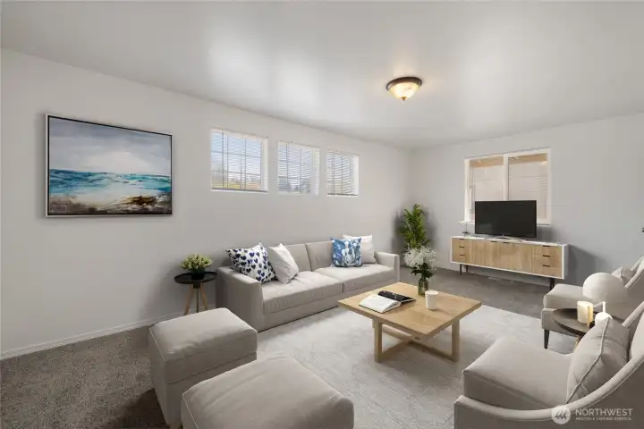 BEDROOM 1/BONUS ROOM - VIRTUALLY STAGED