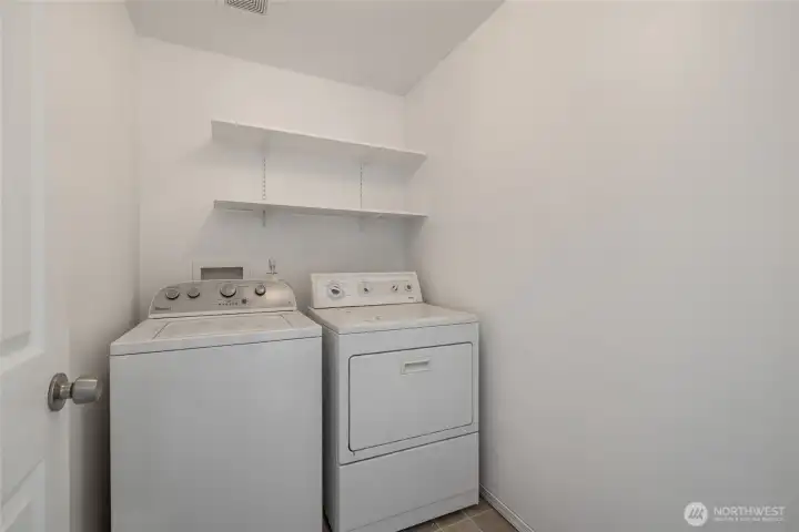 UTILITY ROOM ON UPPER LEVEL