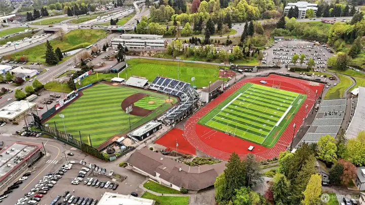 Just a short walk or quick drive to Funko Field for AquaSox games and local events