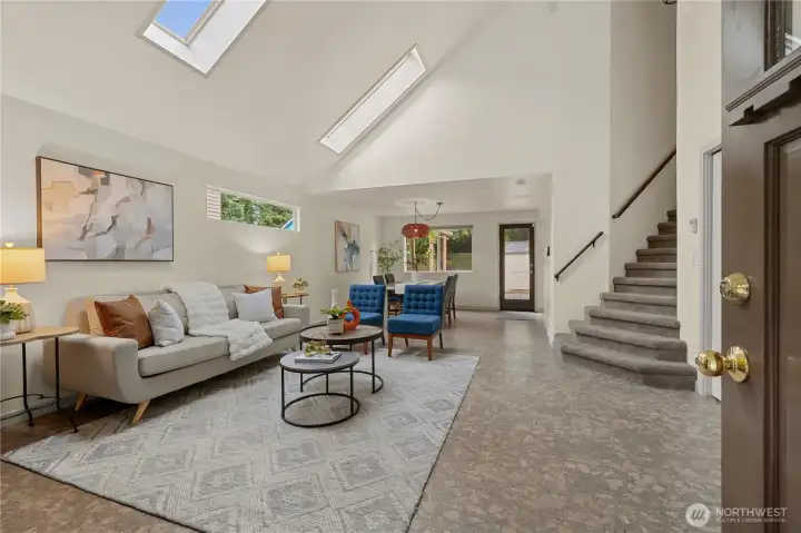 Open  & welcome living room