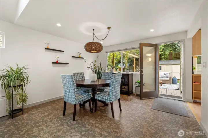 Spacious Dining