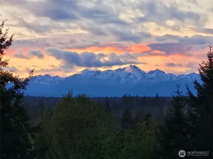 Mountain view from porch