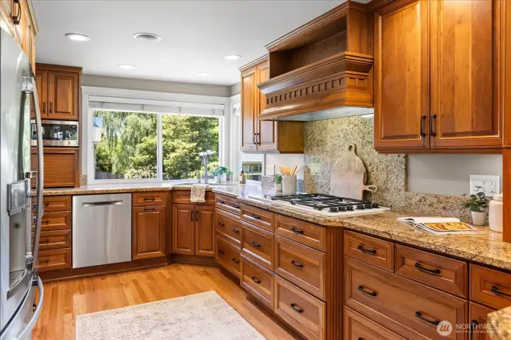 Updated chef's kitchen