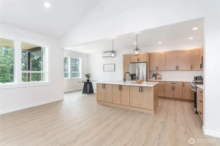 This home has numerous windows so you can take in the backyard views.