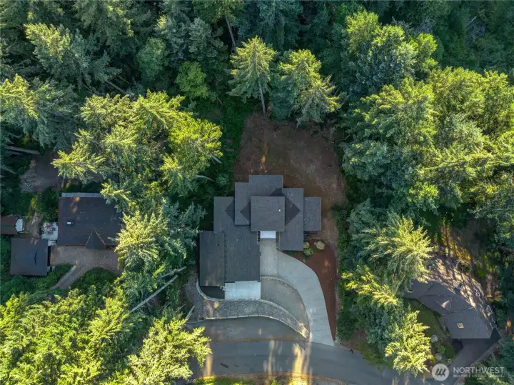 Privacy and surrounded by trees