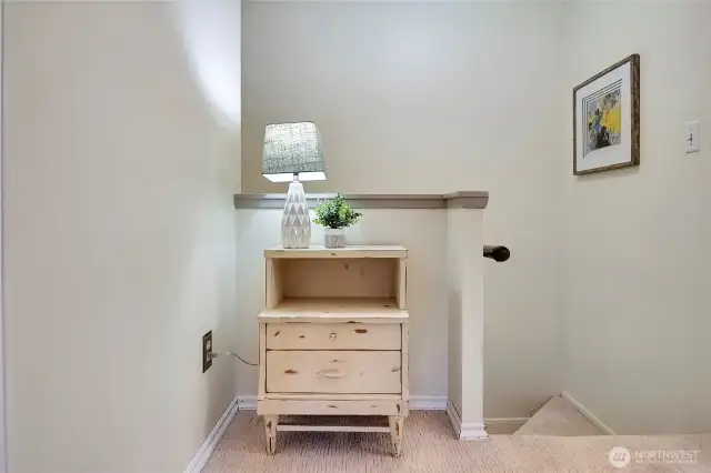 Convenient nook space.