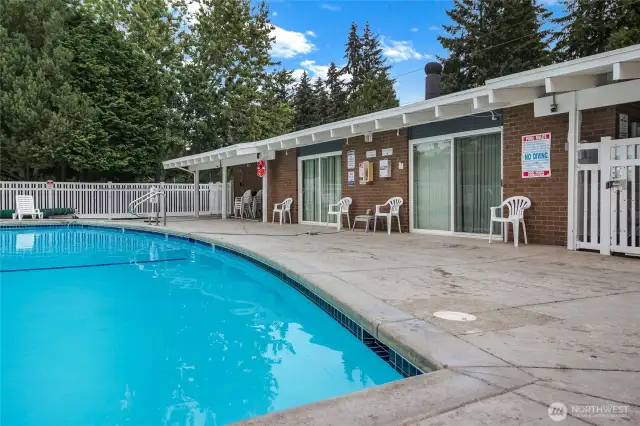 Splash and play on the hot summer days in the in-ground private swimming pool.