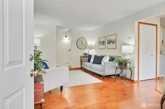 Just what you are looking for... Tons of storage closets for all your gadgets and low maintenance engineered hardwood floors on the main floor. Must see!
