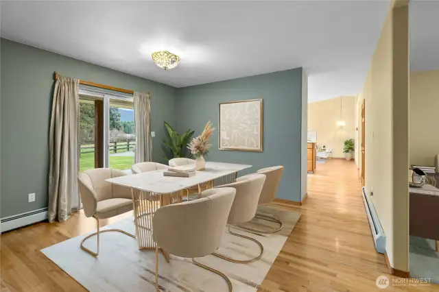 Dining Room- Virtually Staged