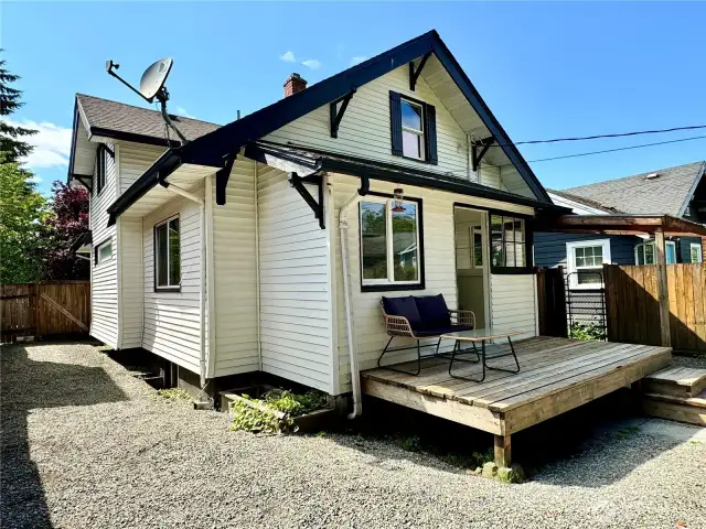 View of home from back