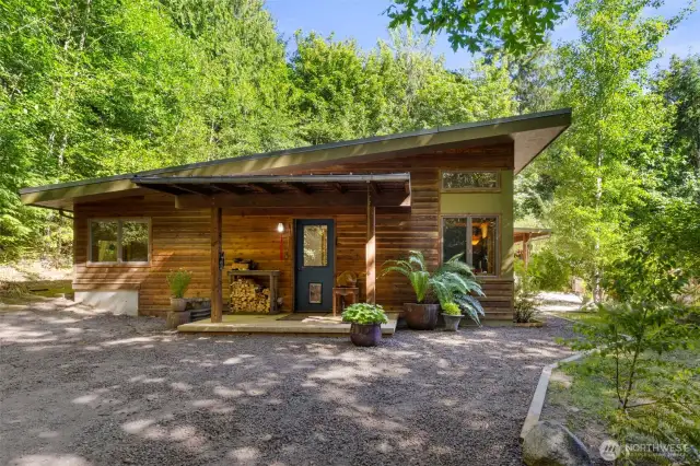 Mudroom Entrance.