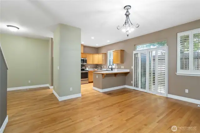 Slider to Enclosed Backyard Space