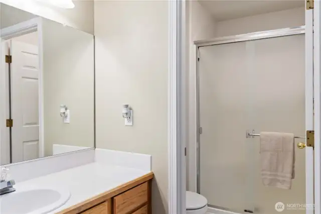 Primary Bath with High-End Shower Fixtures