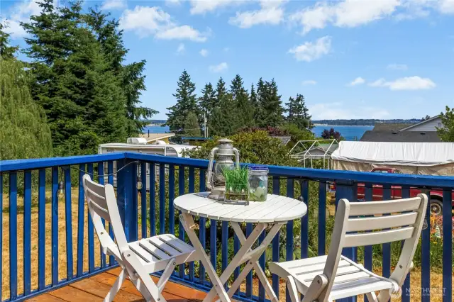 Water views from your deck.