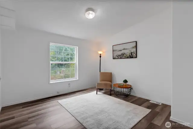 Office/Den with french doors