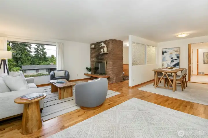 This Broadview Northwest Seattle home features light-filled living spaces.