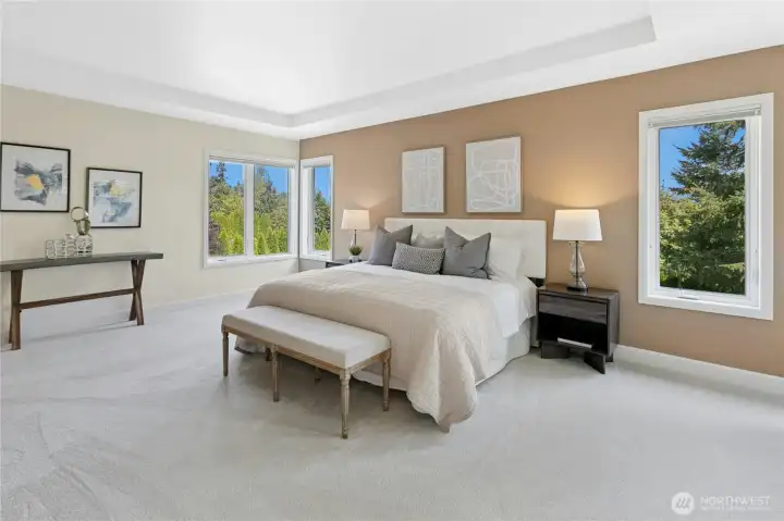 Upper-level bedroom
