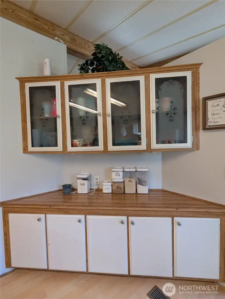 Bulter kitchen space or coffee bar