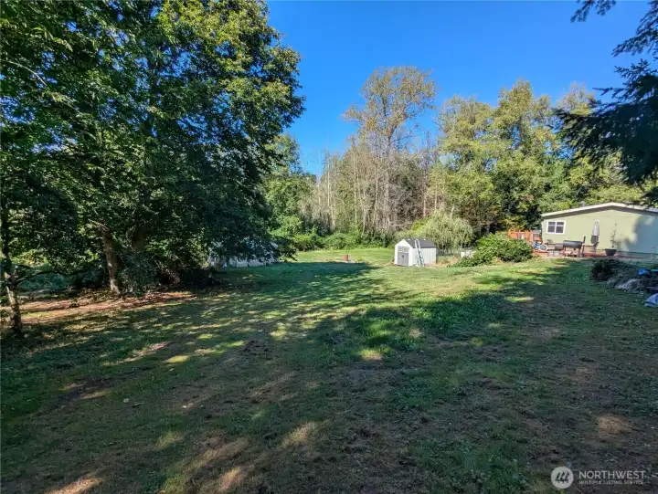 More yard