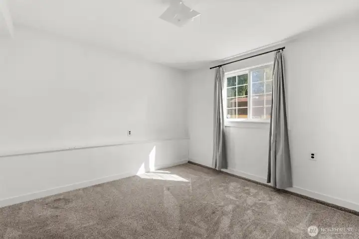 Third bedroom located on the finished lower level.