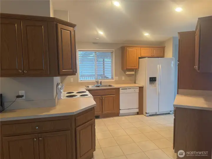 spacious kitchen