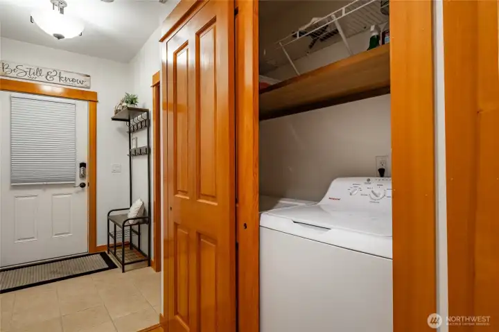 washer and dryer in unit