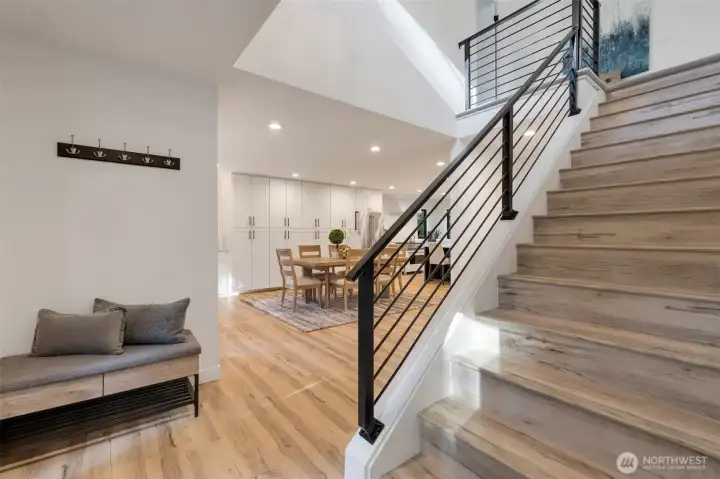 Stairway to second floor