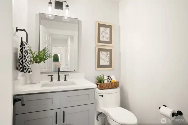 Powder bath on main floor