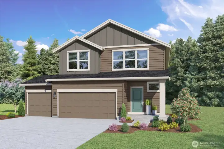 Rendering is representational. Actual home is under construction and colors and finishes will vary. See site agent for details.