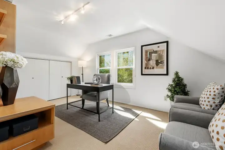 Den/office on the second floor.
