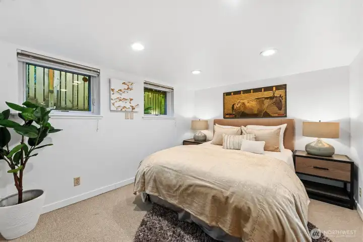 Lower level includes the fourth bedroom.