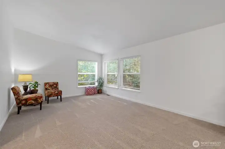 Large second living area near guest bedrooms