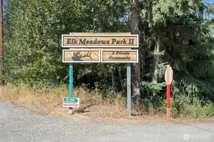 Entrance to community