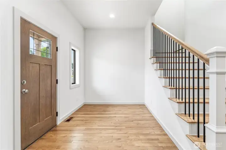 A gracious foyer with space to add your own personal touches to the entry. A gracious foyer with space to add your own personal touches to the entry.