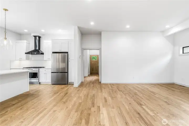 Beautiful Oak flooring throughout main level Beautiful Oak flooring throughout main level
