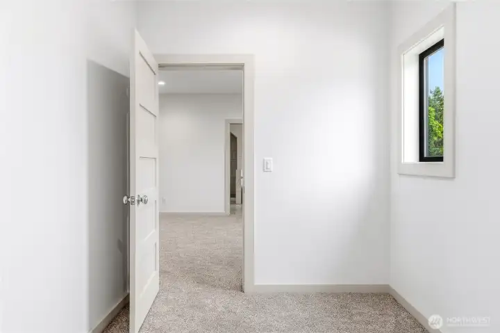 Primary suite, walk-in closet. Ready to be personalized! Primary suite, walk-in closet. Ready to be personalized!