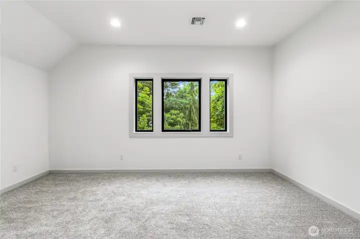 Bedroom #3 looking out to the beautiful backyard. Bedroom #3 looking out to the beautiful backyard.