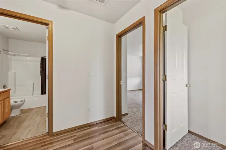 Main bath on second floor