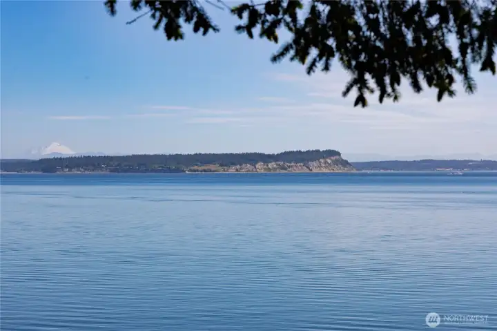 East facing views looking towards Whidby Island