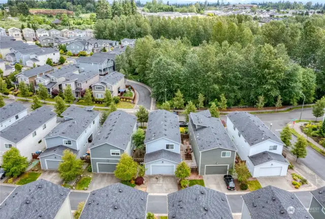 Located in the beautiful master-planned community of The Bridges on Lea Hill, a neighborhood of lush greenery surrounded by a nature reserve, immaculate grounds, neighborhood parks and multiple walking trails.