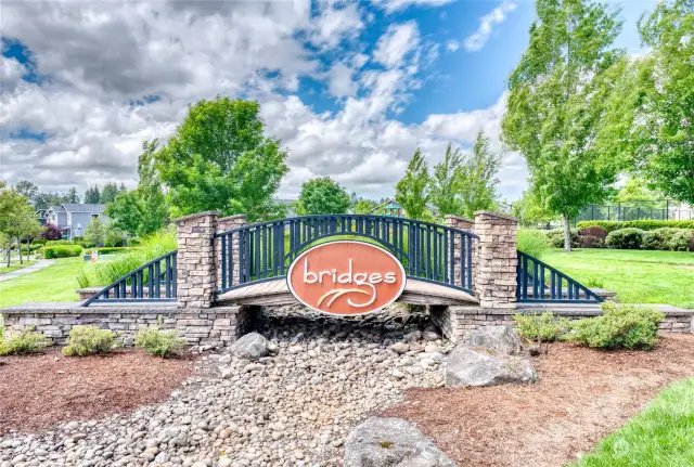 Located in the beautiful master-planned community of The Bridges on Lea Hill, a neighborhood of lush greenery surrounded by a nature reserve, immaculate grounds, neighborhood parks and multiple walking trails.