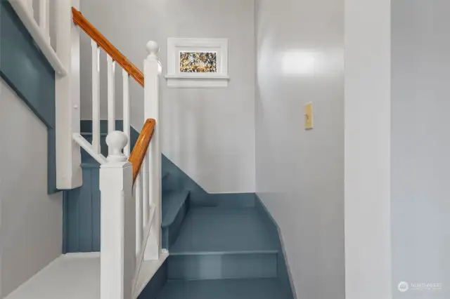 stairs to bedroom (3rd story)