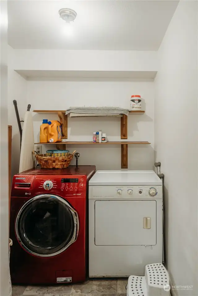 Cozy utility room