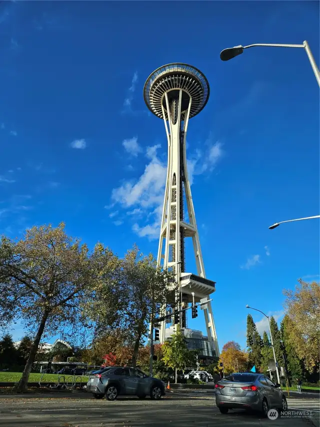 Space Needle nearby Seattle Center