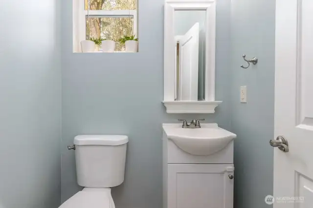 half bath downstairs