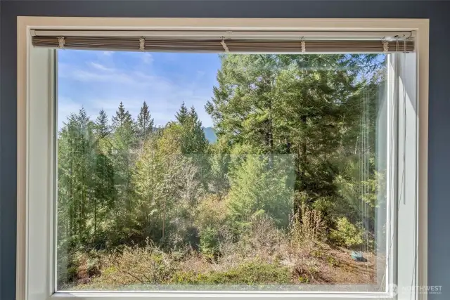 Picture window from stairway