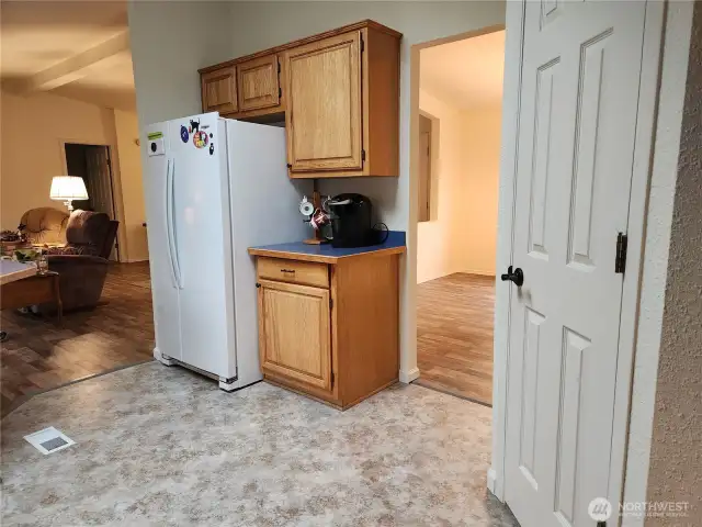 Pass through kitchen