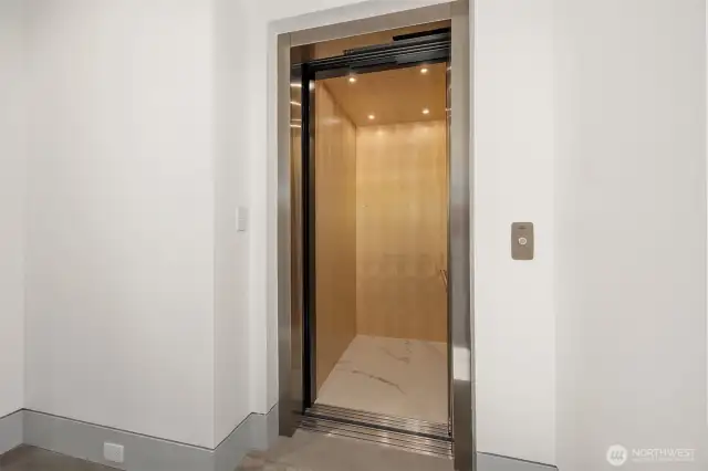 Photo of adjacent, completed home (lot 3) Elevator * for representation purposes only.