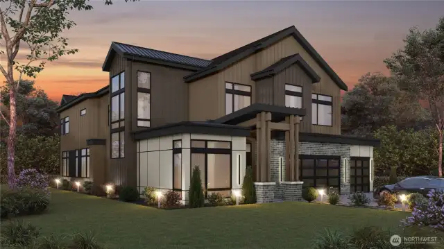 Set beside the tranquil creek that lends the community its name, this thoughtfully located address offers the best of both worlds: peaceful, nature-rich surroundings and direct, convenient access to downtown Seattle and major techhubs.   *RENDERING OF LOT 2 For representation purposes only**