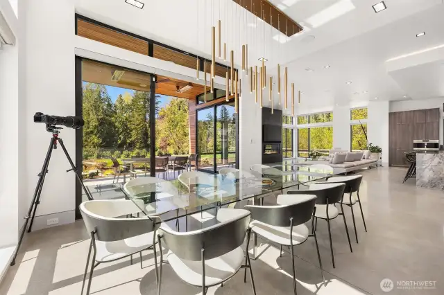 Photo of adjacent, completed home (lot 3) Dining room for representation purposes only.